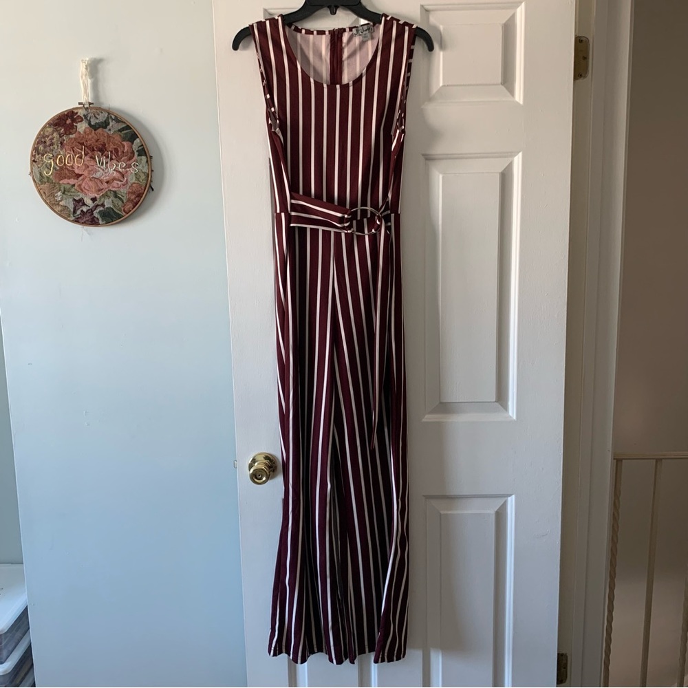 Striped Jumpsuit